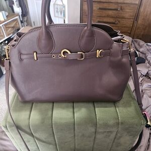 STEVE MADDEN Brown Leather Handbag